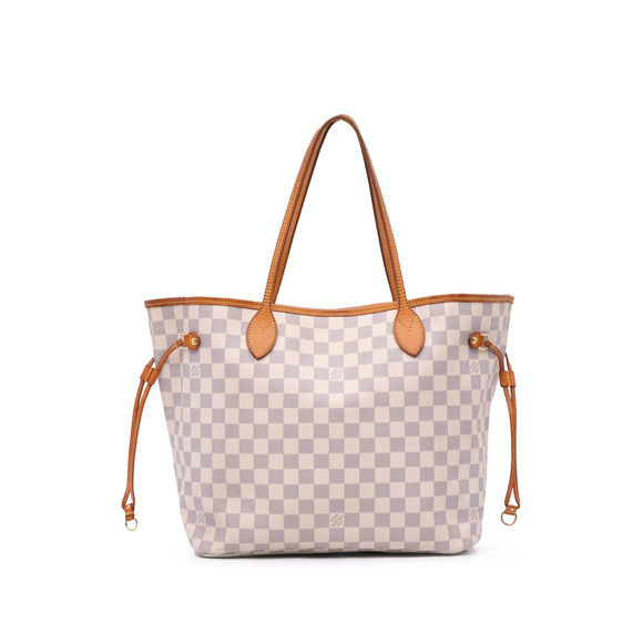 Pre-Loved Louis Vuitton Damier Azur Neverfull MM - Picture 1 of 11